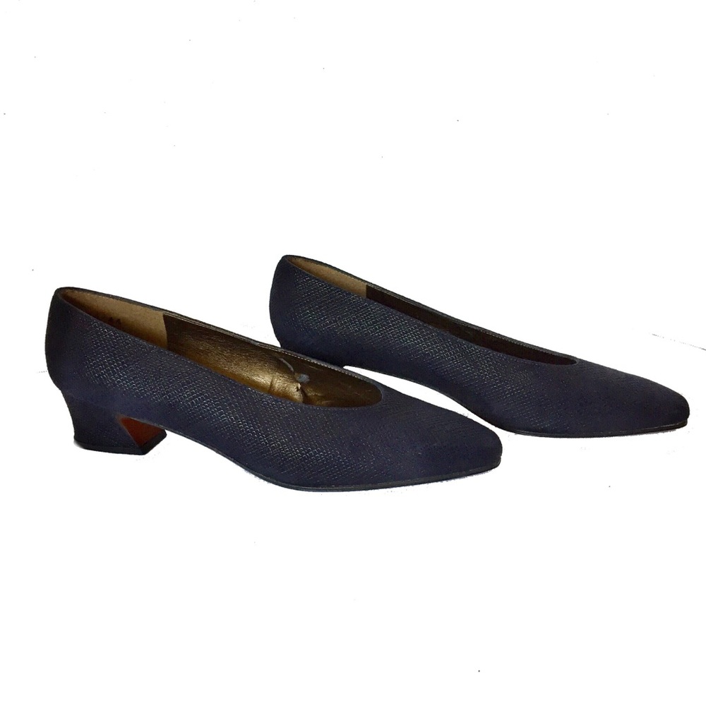 Stuart By Stuart Weitzman Chunky Heel Pu - image 1